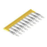 Weidmuller Cross-connector, yellow, 10-pole, 24A, 5.1mm